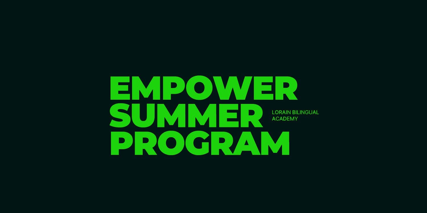 Empower Summer Program text on a dark background.